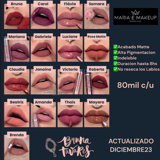 Labial Liquido Matte Bruna Tavares