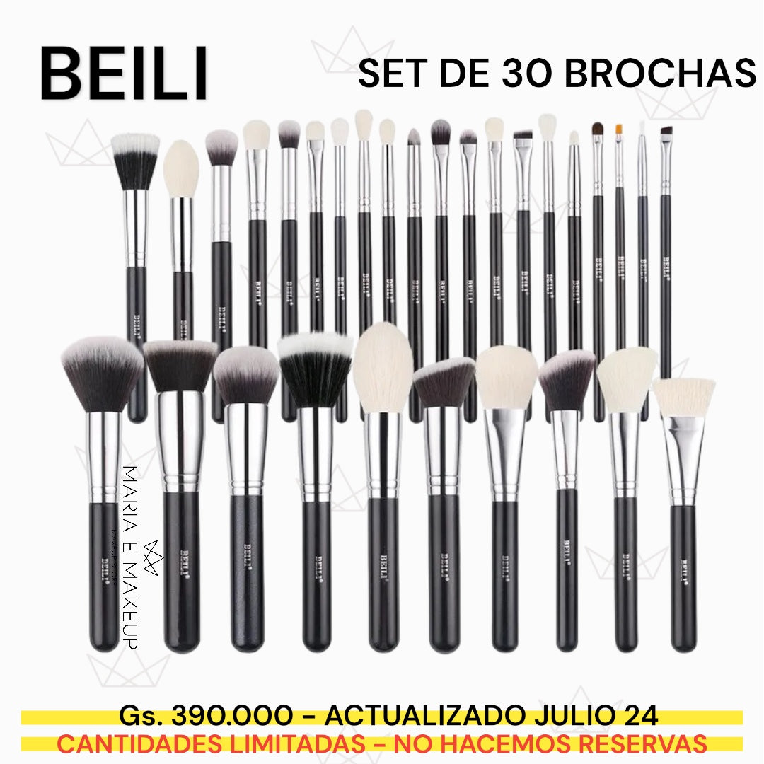 BEILI Set de 30 Brochas